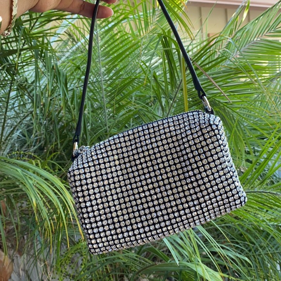 Rhinestone mini bag - Picture 3 of 6